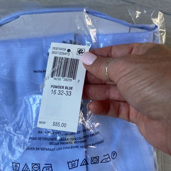 MICHAEL KORSRegular Fit Airsoft Stretch Non-Iron Performance‎ Solid Dress Shirt - Picture 10 of 11